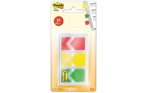 POST-IT, POST-IT Index Priorisation 23,8x43,2mm 682ARRRYG rot, gelb, grün, 