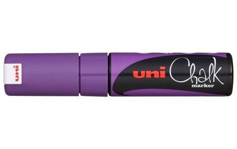 uni-ball, UNI-BALL Chalk Marker 8mm PWE8K VIOLET violett