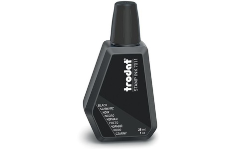 Trodat, Trodat 7011 Stempelfarbe Schwarz, 28 ml, Trodat 7011 Stempelfarbe Schwarz, 28 ml