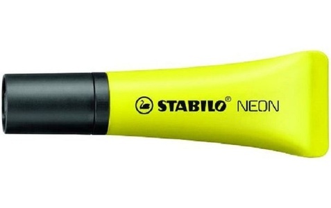 Stabilo, STABILO Textmarker Neon 2-5mm 72/24 gelb