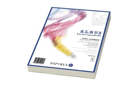 Papyrus, PAPYRUS Zeichenpapier A4 88020015 160g, kariert 5mm 100 Blatt