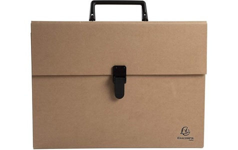 Exacompta, Exacompta Fächermappe Eterneco Braun A4 Pappkarton Ohne Aufdruck, Exacompta Fächermappe Eterneco Braun A4 Pappkarton Ohne Aufdruck