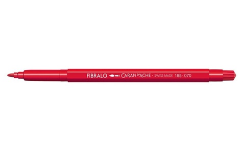 Caran d'ache, CARAN D'ACHE Fasermalstift Fibralo 185.070 scharlach