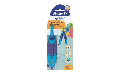 Pelikan, Pelikan Schulzirkel Zirkel griffix blau, Pelikan Schulzirkel Zirkel griffix blau