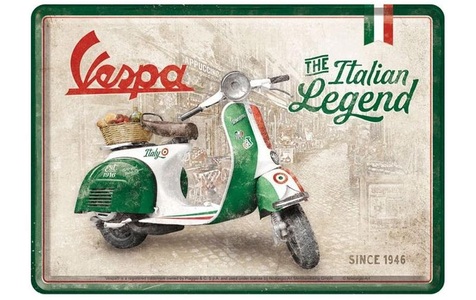 Nostalgic Art, Nostalgic Art Postkarte Vespa 14 x 10 cm, Nostalgic Art Postkarte Vespa 14 x 10 cm