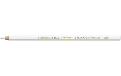 Caran d'ache, CARAN D'ACHE Farbstifte Supracolor 3,8mm 3888.001 weiss
