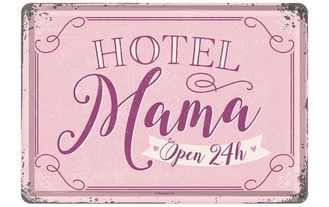 Nostalgic Art, Nostalgic Art Postkarte Hotel Mama 14 x 10 cm, Nostalgic Art Postkarte Hotel Mama 14 x 10 cm