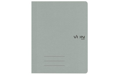 VON, VON Schnellhefter mit Heftmechanik, A4, Grau, 