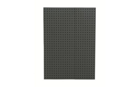 PaperOh, PaperOh Notizbuch Quadro A4, Blanko, Grau mit schwarzen Quadraten, 