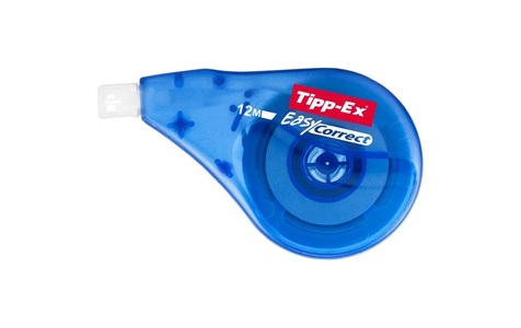 Tipp-Ex, Correction Tape von Tipp-Ex®, Tipp-Ex Easy Correct Korrekturroller 4,2 mm x 12 m
