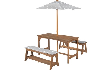 Roba, roba Little Stars Braun, roba® Garten-Kindersitzgruppe »Stars Braun«