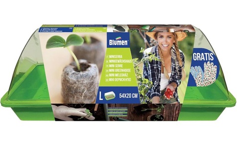 undefined, Gewächshaus »Blumen Maxi Grow«, Blumen Gewächshaus Maxi Grow, 54x20x21.5 cm