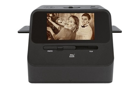 dnt, dnt 4-in-1 Kombi-Bildscanner SlideCopy PRO, 14 MP, Fotos/Dias/Negative, Akku, speichert auf SD-Karte, dnt Foto- und Dia-Kombiscanner 4-in-1, SlideCopy PRO