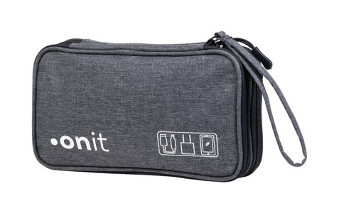 onit, onit Reisetasche Tech-Zubehör Mini, Grau Reisekoffer, onit Reisetasche Tech-Zubehör Mini, Grau