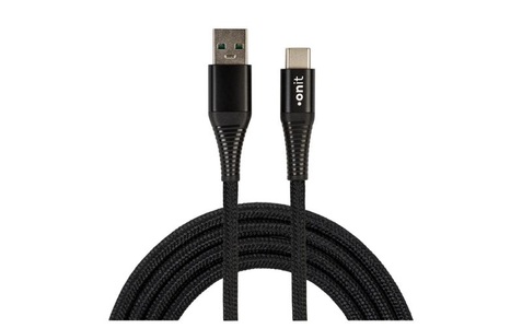 onit USB 2.0-Kabel USB A - USB C 0.5 m, Schwarz