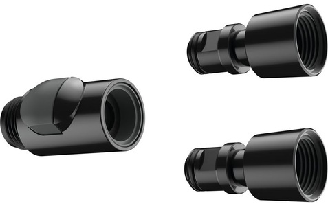 Grohe, Grohe Schnellkupplung schwarz Kupplung, hansgrohe Schnellkupplung-Set für Duschbrausen, Schwarz