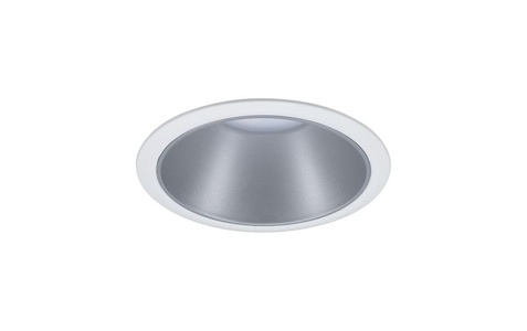 Paulmann, Paulmann Cole Spotlight GU10, weiß/silber, Paulmann 93398 LED-Einbauleuchte LED GU10 10 W Weiß (matt), Silber