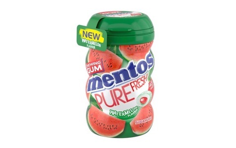 Mentos, Mentos Gum Pure Fresh Watermelon 90g, Mentos Gum Pure Fresh Watermelon 90g