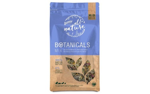 Bunny, Bunny All Nature Botanicals Mix Hibiskusblätter 150g, bunny All Nature Botanicals Mix mit Hibiskusblüten & Petersilienstielen (150g)