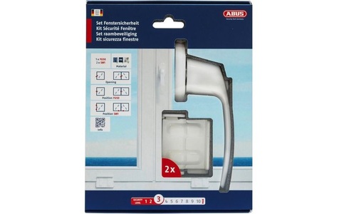 ABUS, ABUS Fenstersicherung-Set, ABUS Fenstersicherung-Set