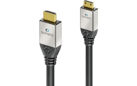 sonero, sonero Kabel Mini-HDMI (HDMI-C) - HDMI, 1 m, sonero Kabel Mini-HDMI (HDMI-C) - HDMI, 1 m