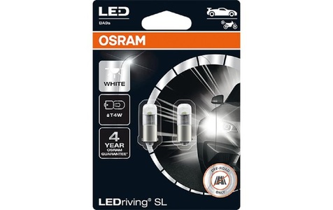 Osram, OSRAM, Ersatzleuchtmittel, LEDriving SL White 6000K T4W Twin Blister, AUTO & BIKE, 3893DWP-02B, OSRAM, Ersatzleuchtmittel, LEDriving SL White 6000K T4W Twin Blister, AUTO & BIKE, 3893DWP-02B