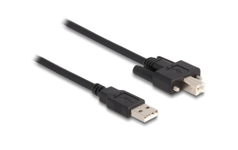 undefined, DeLOCK 87198 USB Kabel 1 m USB 2.0 USB A USB B Schwarz