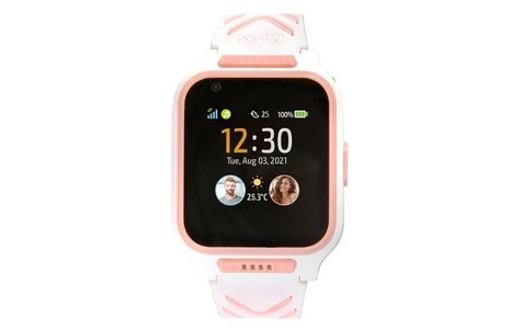 MyKi Smartwatch GPS Kinder Uhr MyKi 4 Weiss/Pink mit SIM-Karte