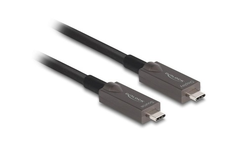 Delock Optisches Kabel 4K 10Gbps USB Type-C - USB Type-C, 8 m