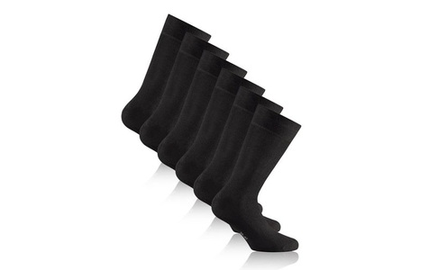 Rohner Socks, Rohner Socks Socken Wool and Cotton Schwarz 3er-Pack