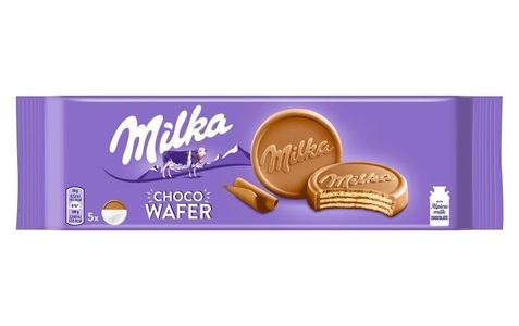 Milka, Milka Choco Wafer 5x30g 5 einzeln verpackte Waffelkekse, Milka Choco Wafer 5x30g 5 einzeln verpackte Waffelkekse