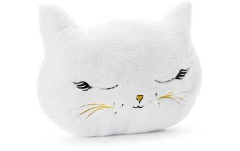 PartyDeco, partydeco Kopfkissen »Kissen Cat 42 x 32 cm, Cr«, (1 St.), partydeco Kopfkissen »Kissen Cat 42 x 32 cm, Cr«, (1 St.)