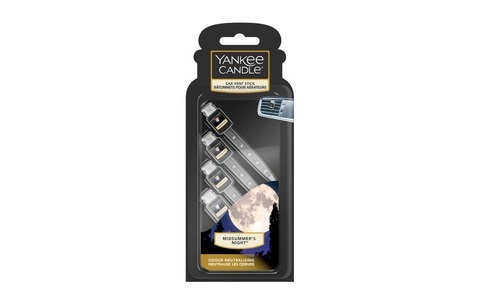 Yankee Candle, Yankee Candle Midsummers Night Car Vent Stick 4 Pieces, Yankee Candle Auto-Lufterfrischer Vent Stick 4 Stück Midsummer's Night