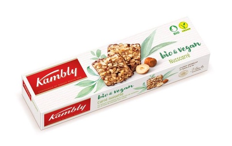 Kambly, Kambly Guetzli Nusscarré Bio & vegan 80 g, Kambly Bio vegan Nusscarré
