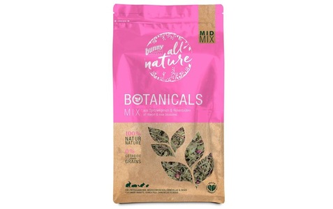 Bunny, Bunny All Nature Botanicals Mix Spitzwegerich 120g, bunny All Nature Botanicals Mix aus Spitzwegerich & Rosenblüten (20g)