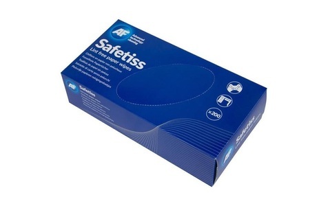 undefined, AF Safetiss STI200 Papiertücher 200 Stück, AF Reinigungsmaterial Reinigungstücher Safetiss