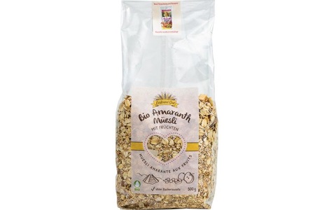 Leibundgut, Leibundgut Amaranth Früchte Müesli Bio Knospe Import (500 g), Leibundgut Amaranth Früchte Müesli Bio Knospe Import