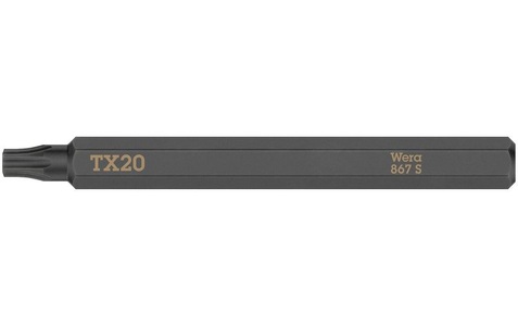 Wera, Wera Bit 867 S Torx TX20, 1-teilig, Wera Bit 867 S Torx TX20, 1-teilig