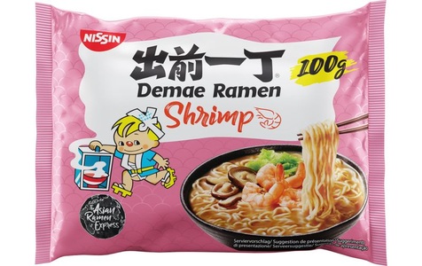 Nissin Food, Nissin Food Demae Ramen Nudelsuppe Crevetten 100 g, Nissin Food Demae Ramen Nudelsuppe Crevetten 100 g