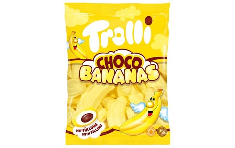 Trolli, Trolli Choco Bananas 150g, Trolli Choco Bananas 150g