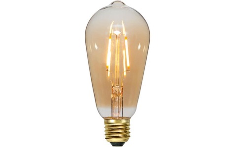 Star Trading, E27 LED-Filamentlampe 0,75W 2.000K Glas amber, E27 LED-Filamentlampe 0,75W 2.000K Glas amber