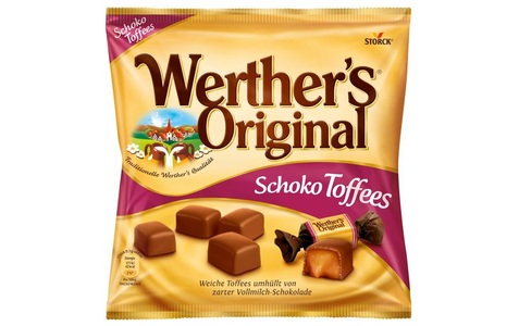 undefined, Werther's Original Schoko Toffees Karamelltoffees mit Vollmilchschokolade, Storck Werthers Original Schoko Toffees 180 g