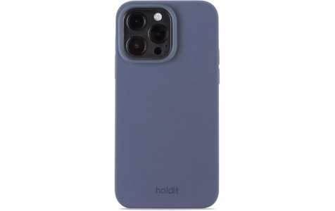 Holdit, Silikon Case Handy-schutzhülle 17 Cm (6.7 Zoll) Cover Blau Unisex Blau 17, Holdit Back Cover Silicone iPhone 14 Pro Max Blau