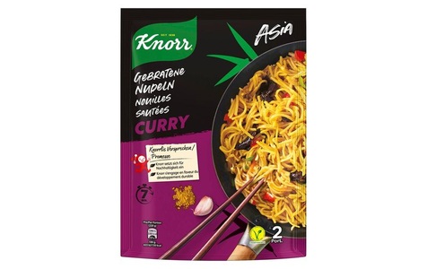 Knorr, Knorr Asia Nudeln Curry 148g, Knorr Asia Gebratene Nudeln