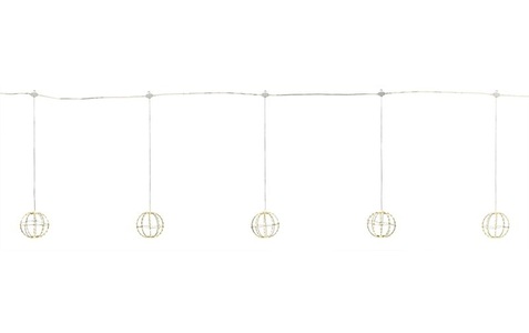 STT, STT LED-Lichtervorhang »Royal Ball Set 5pcs S«, 550 St.-flammig, STT LED-Lichtervorhang »Royal Ball Set 5pcs S«, 550 St.-flammig