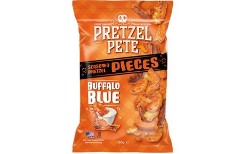 Pretzel Pete, Pretzel Pete Pieces Buffalo Blue 160g, Pretzel Pete Pieces Buffalo Blue 160g