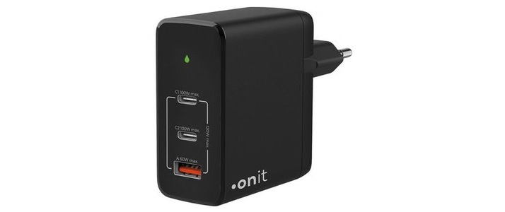 onit, onit USB-Wandladegerät Trial QC5.0 120 W GaN Schwarz, onit USB-Ladegerät »Trial QC5.0«