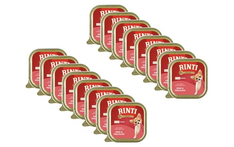 RINTI, Rinti Gold Mini mit Rind & Perlhuhn 16x100g, Rinti Gold Mini mit Rind & Perlhuhn 16x100g
