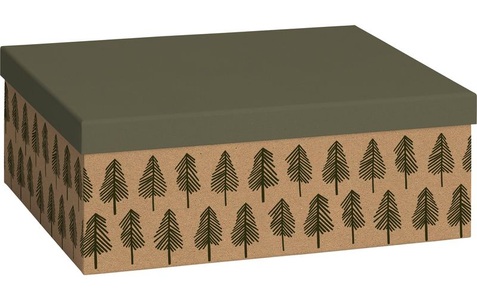 Stewo, Stewo Geschenkboxen mit Deckel Weren 24 x 33 x 12 cm, Schwarz, 