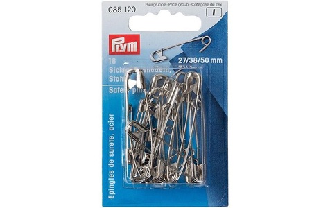 Prym, Prym Sicherheitsnadeln Stahl, silber